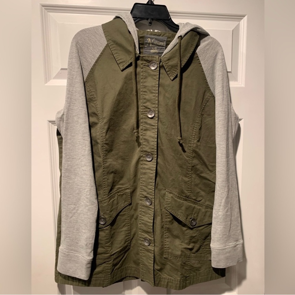 Natural Reflections Olive and Gray Jacket